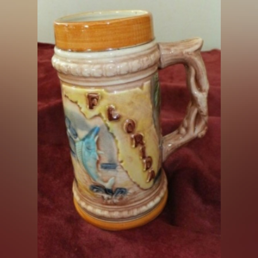 Old Vintage Florida Souvenir Made in Japan Mug Cup - Picture 1 of 4